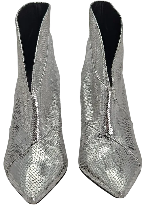 ISABEL MARANT Damen Stiefeletten, silber - Gr. 36 - Bild 3