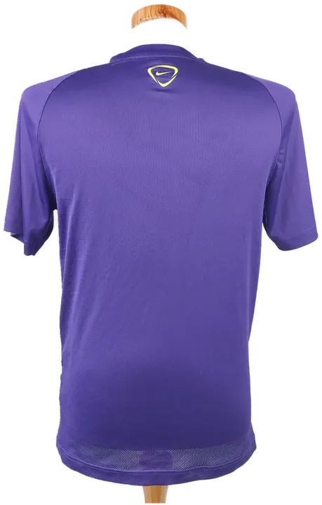 NIKE DRI-FIT Herren T-Shirt lila mit Muster - Gr. M - Bild 3