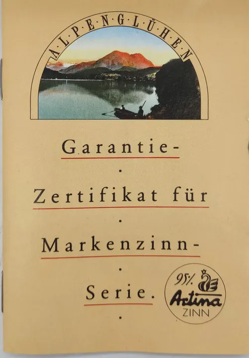 Artina Bierkrug 0,5l Alpenglühen 95% Zinn - Bild 9