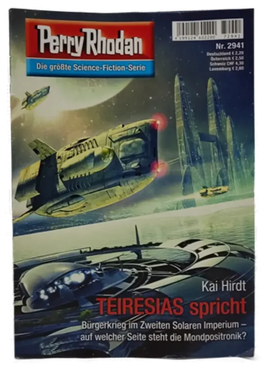 Romanheft Perry Rhodan TEIRESIAS spricht Erstauflage Nr.2941 - Bild 1