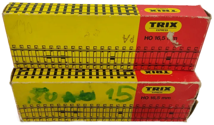 Trix Express gerade Gleise Nr. 4305, gebogene Gleise Nr. 43?? je 10 Stück im Karton - Bild 1