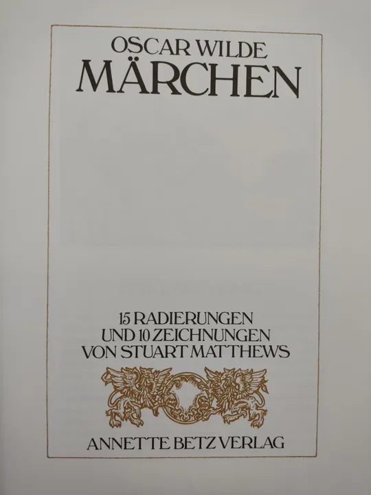 Oscar Wilde Märchen. Illustriert von Stuart Matthews - Bild 2