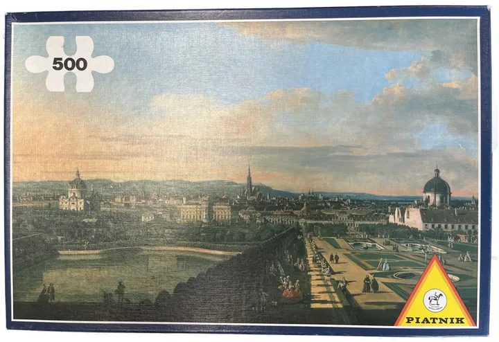 PIATNIK Art-Puzzle 500 - Blick vom Belvedere auf Wien (5314) - Bild 1