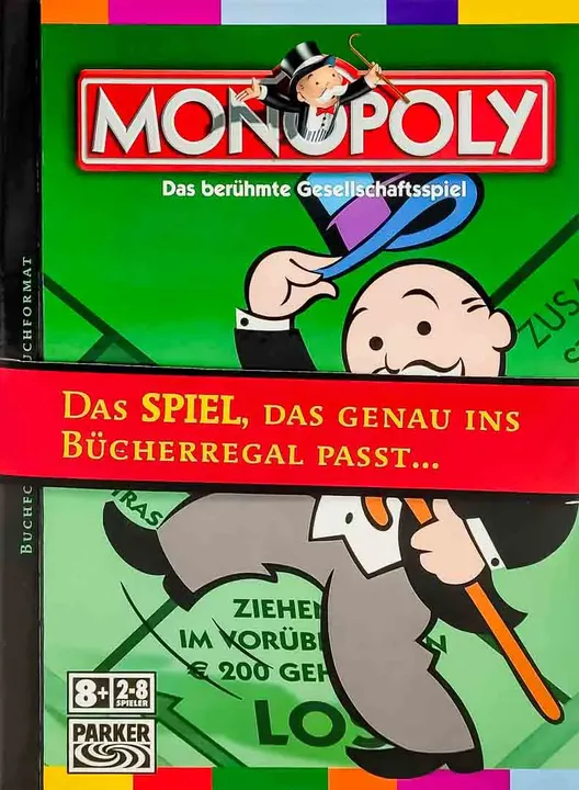 Parker Monopoly Gesellschaftsspiel im Buchformat  - Bild 4