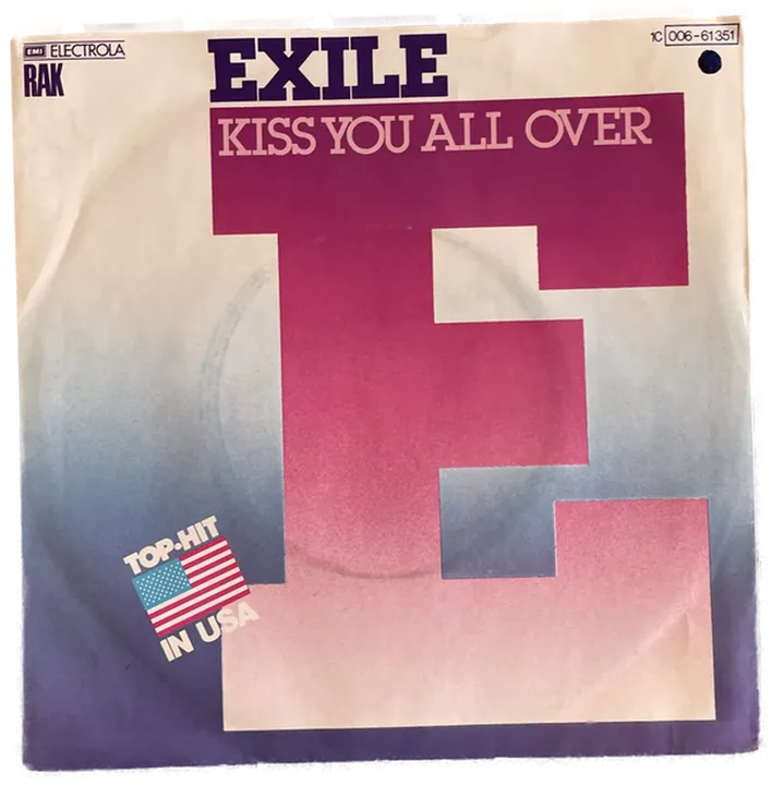 Singles Schallplatte - Exile - Kiss you all over; There´s been a change - Bild 1