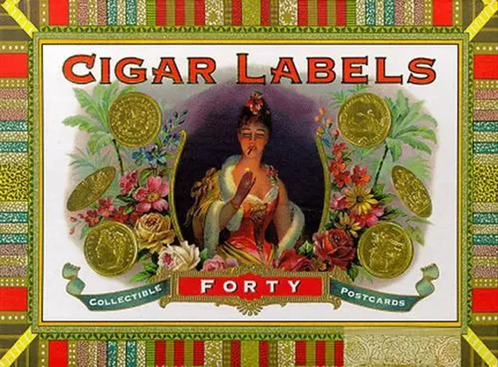 Cigar Labels Box - 40 illustrierte Postkarten - Bild 1