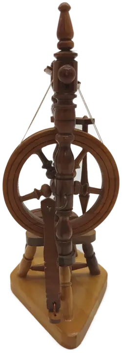 Deko Spinnrad aus Holz  - Bild 10