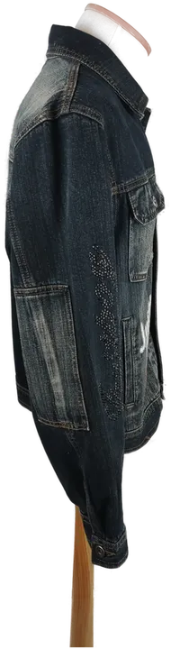 Herren Jeansjacke Just Boy, Gr. L, mit trendigen Applikationen - Bild 2