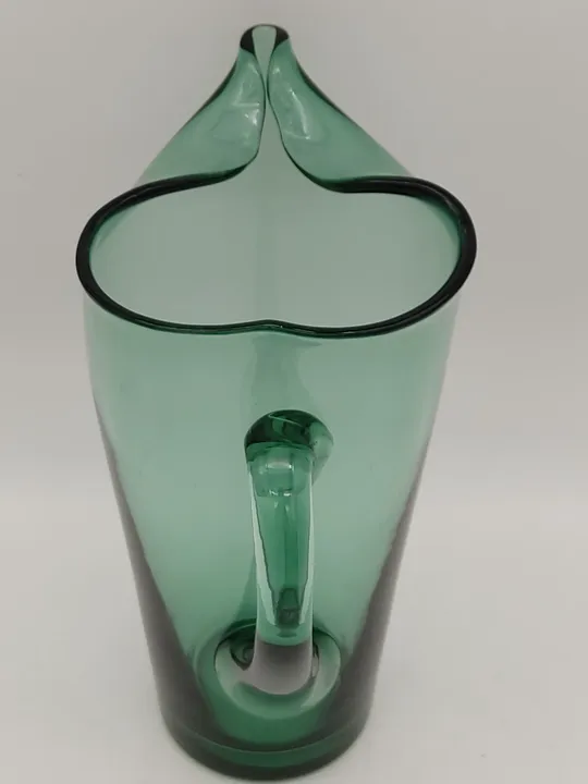 Vintage-Wasserkrug / Limonadenkrug mit Rührstab - grün  - Bild 4