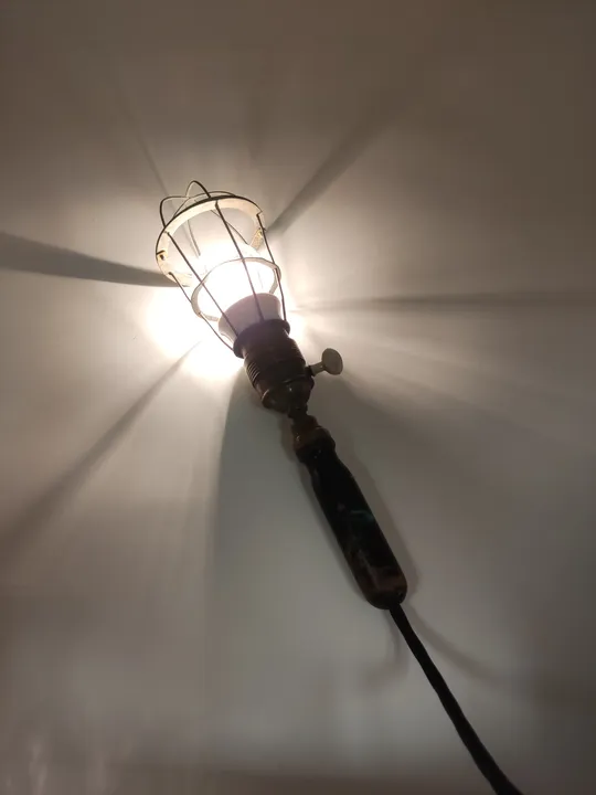 Vintage Werkstattlampe  - Bild 2