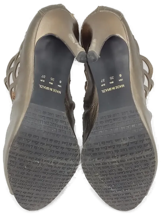 LUZ DA LUA Damen Schuhe gold Gr. 37 - Bild 6