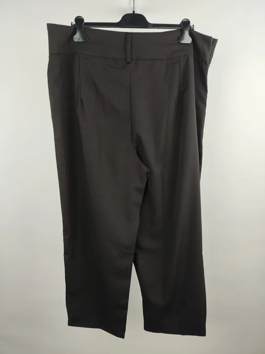 Asymmetrische 3/4-Damenhose schwarz - 3XL / 46 - Bild 2