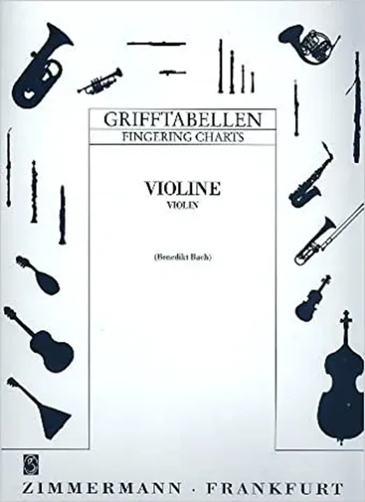 Grifftabelle Für Violine - Benedikt Bach - Bild 1
