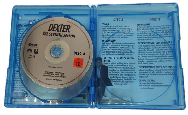 Blu-ray 4 Disc's Dexter 