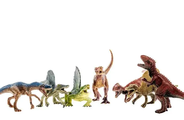 Jurassic Park Gefährten, Dinosaurier 