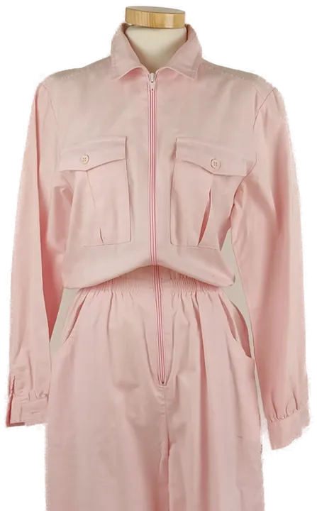 Damen Jumpsuit aus Baumwolle rosa - 38  - Bild 1