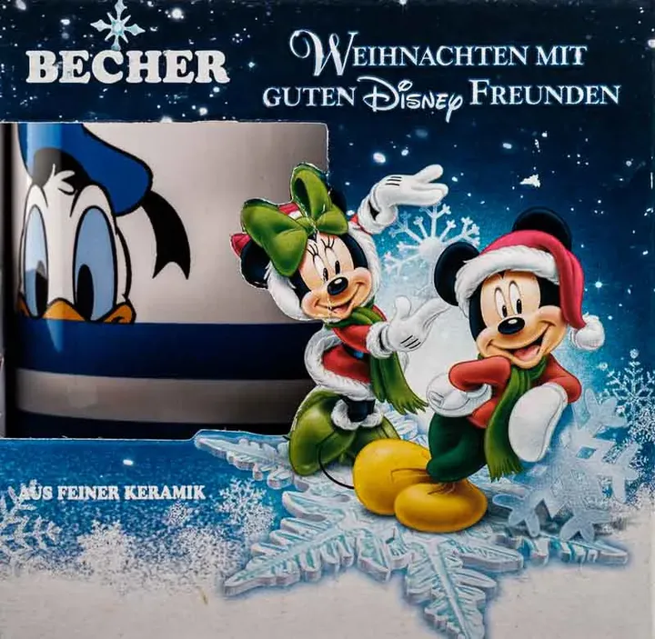 Weihnachten mit guten Disney Freunden Häferl Becher Donald Duck - Bild 3