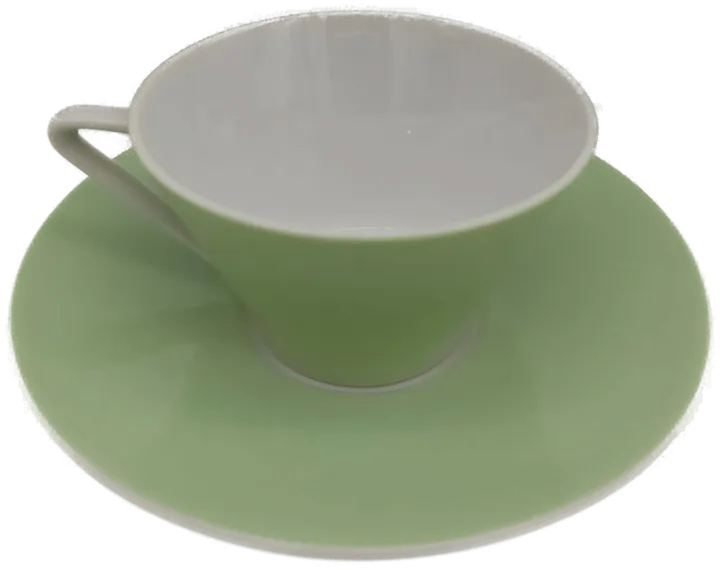 Lilien Porzellan Espresso Tasse und Untertasse - Bild 1