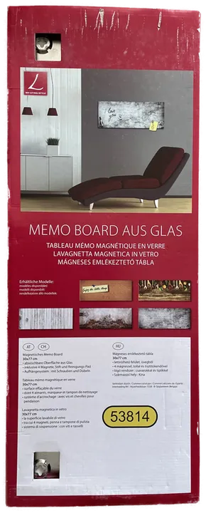 Magnetisches Memo Board aus Glas 30 cm x 77 cm - Bild 2