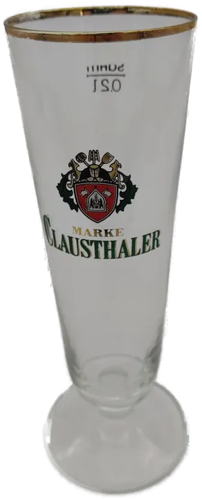 Clausthaler Pilsgläser 0.2l - Bild 1