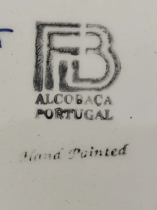 Alcobaca Portugal Keramiktopf bunt handbemalt - Bild 2