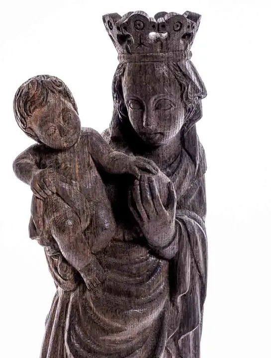 Heiligenfigur Madonna mit Jesuskind - Bild 2