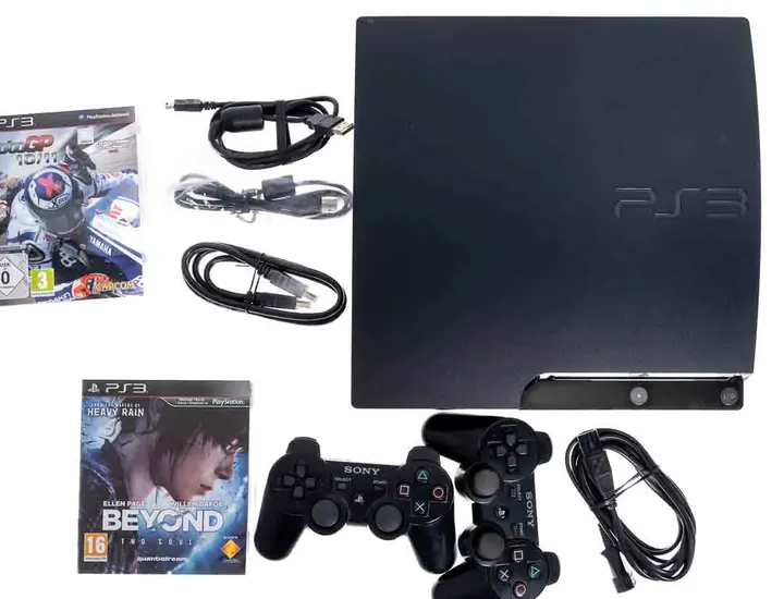 Sony Playstation 3 mit HDMI Kabel + 2 Controller + 2 Spiele - Bild 2