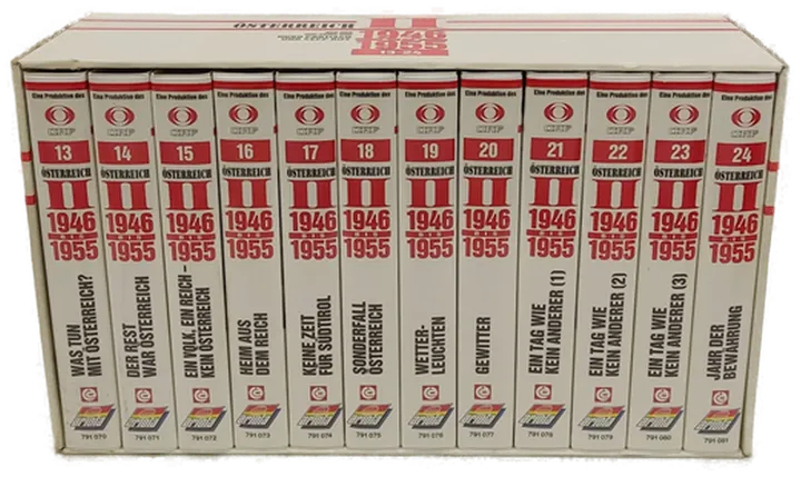 VHS-Box Hugo Portisch Österreich II-12 Folgen Nummer 13 bis 24  - Bild 2