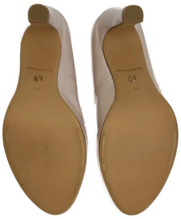 Tamaris Pumps in Lack-Optik, Echtes Leder, Altrosa - Bild 6