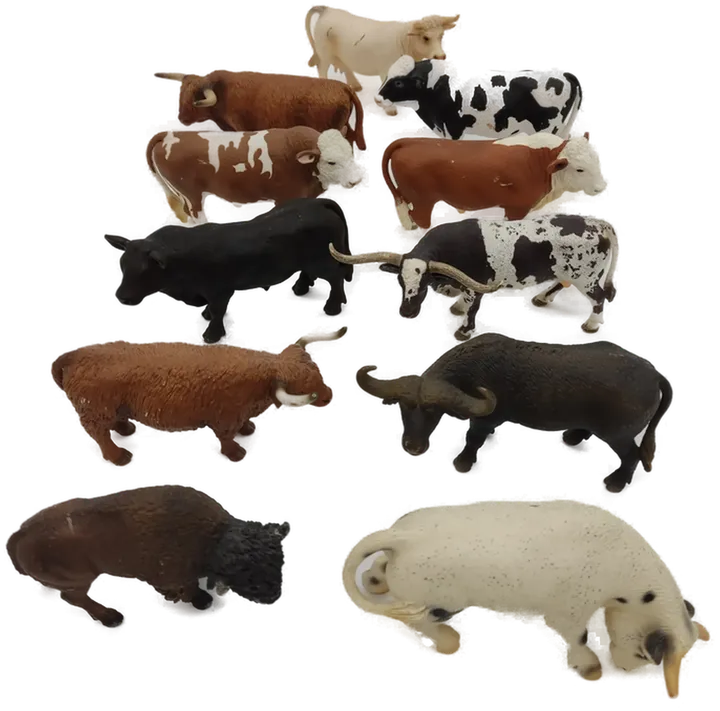 Schleich FARM WORLD Kühe Konvolut - 11 Stück - Bild 1