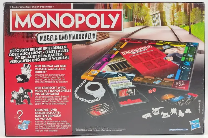 Monopoly Mogeln und Mauscheln - Gesellschaftsspiel, Hasbro  - Bild 2