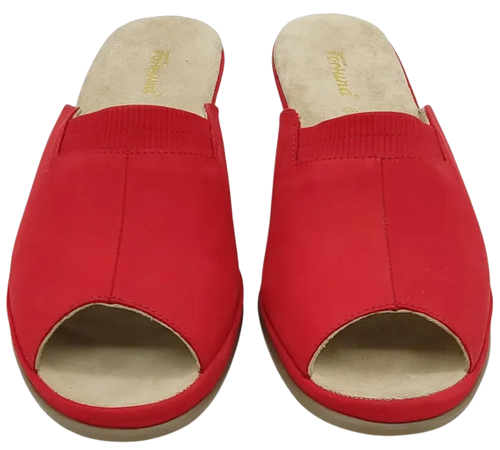 Fortuna Luftpolster Damen Pantoletten, rot - Gr. EU 39 - Bild 3