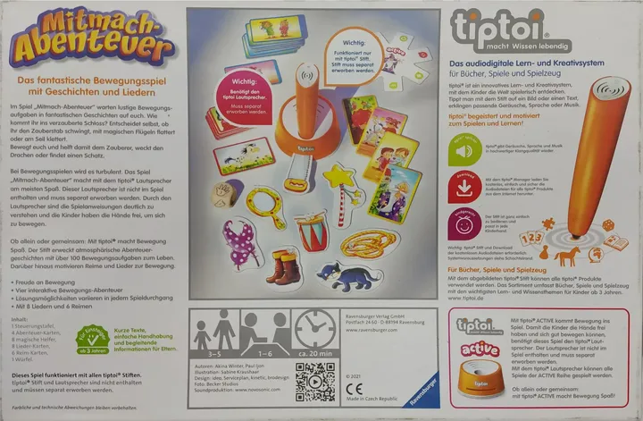 tiptoi®  Active - Mitmach - Abenteuer - Ravensburger - Bild 3