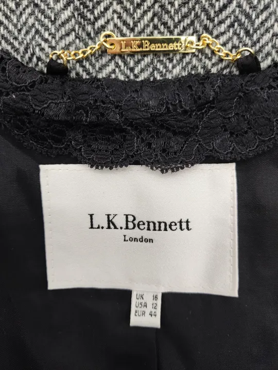 L.K.Bennett Damen Blazer grau Gr.44 - Bild 4