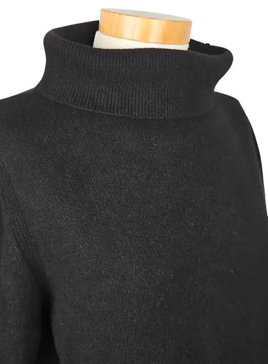 Cos Damen Kaschmir Rollkragenpullover, schwarz - Gr. M - Bild 4