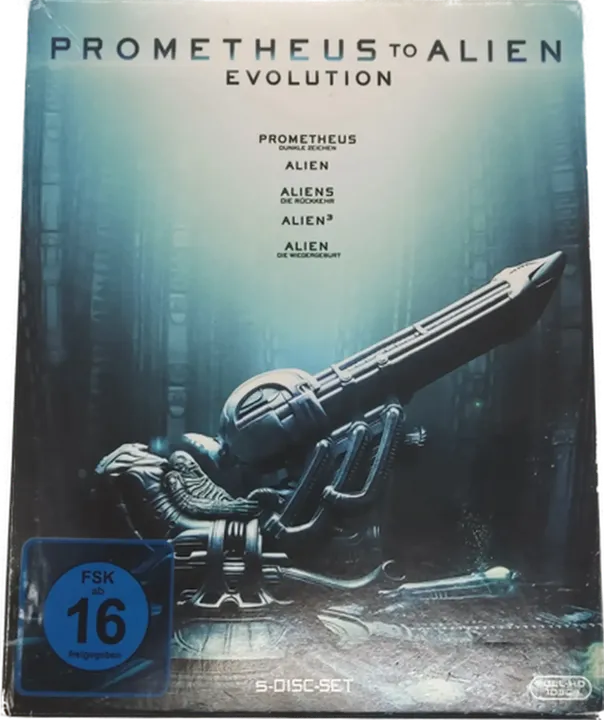 Blu-ray 5 Disc Prometheus to Alien Evolution alle 5 Teile - Bild 2