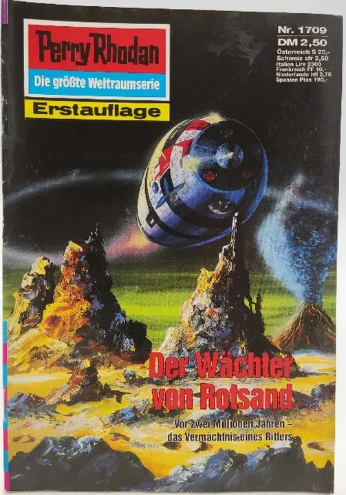 Romanheft Perry Rhodan Der Wächter von Rotsand Erstauflage Nr.1709 - Bild 1