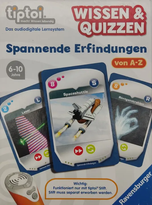 tiptoi® Wissen&Quizzen - Spannende Erfindungen von A-Z - Ravensburger - Bild 1