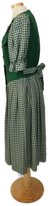 Trachten aus Österreich - Trachtenkleid mit Puffärmel grün Gr. 36 - Bild 3