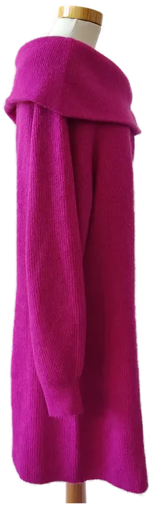 Damen Longpullover/Strickkleid pink - Gr. XL - Bild 2