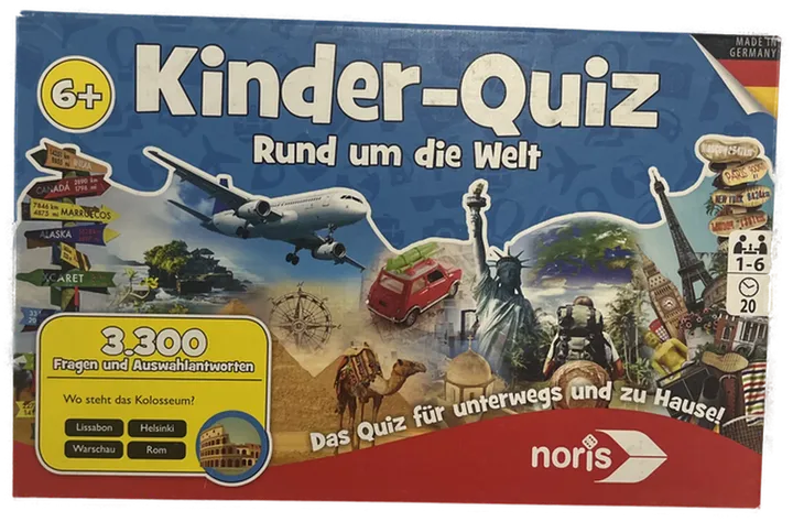 Kinder-Quiz - Rund um die Welt - Das Quiz für unterwegs und zu Hause! - Bild 1