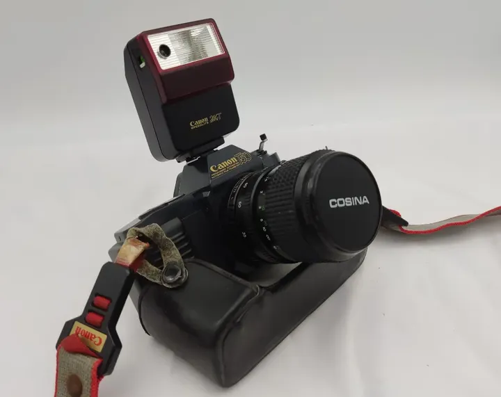 Canon T 50 Spiegelreflexkamera mit Zubehör - Bild 4