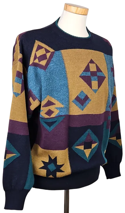 JOCKEY Vintage Herren Strickpullover, multicolor - Gr. M  - Bild 2