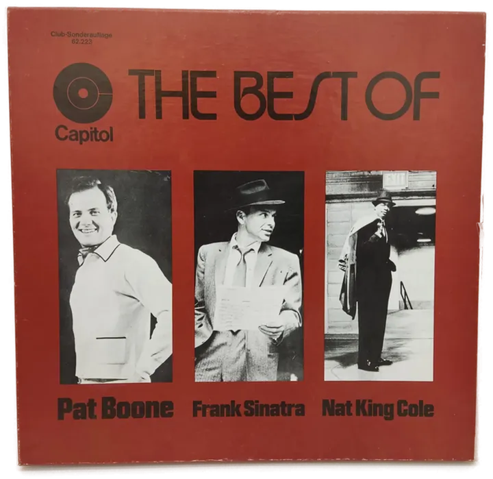 The Best Of Pat Boone, Frank Sinatra & Nat King Cole – 3 Schallplatten - Bild 1