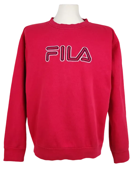 Vintage FILA Herren Pullover rot -  Gr. L - Bild 1