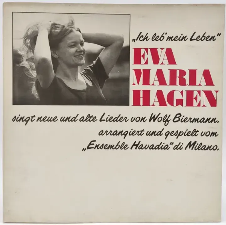 Vinyl LP - Eva Maria Hagen - Ich leb' mein Leben - Bild 1
