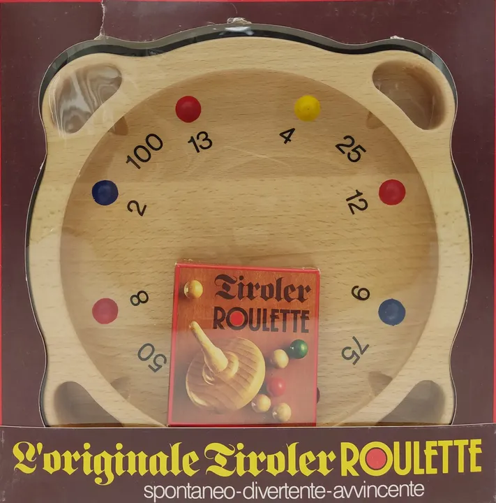 Vintage L'originale Tiroler Roulette - Gesellschaftsspiel - Mespi  - Bild 4