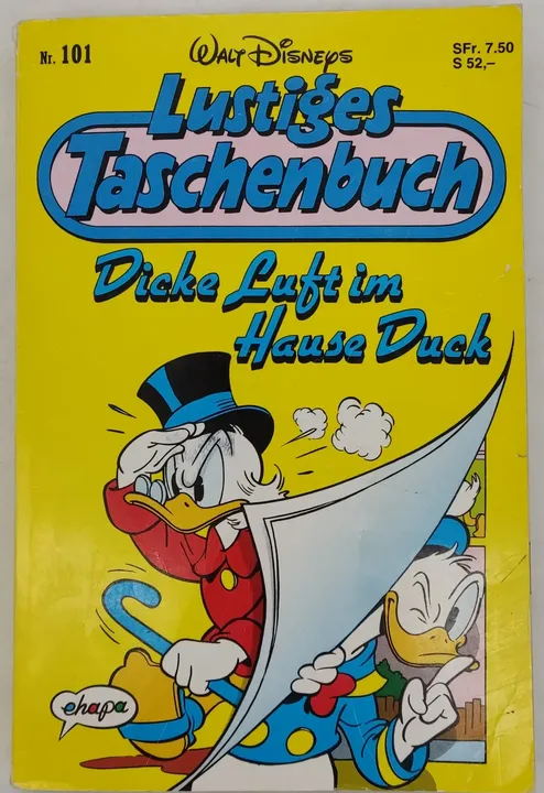 Buch Lustiges Taschenbuch LTB Nr. 101 - Dicke Luft im Hause Duck Walt Disneys  - Bild 1