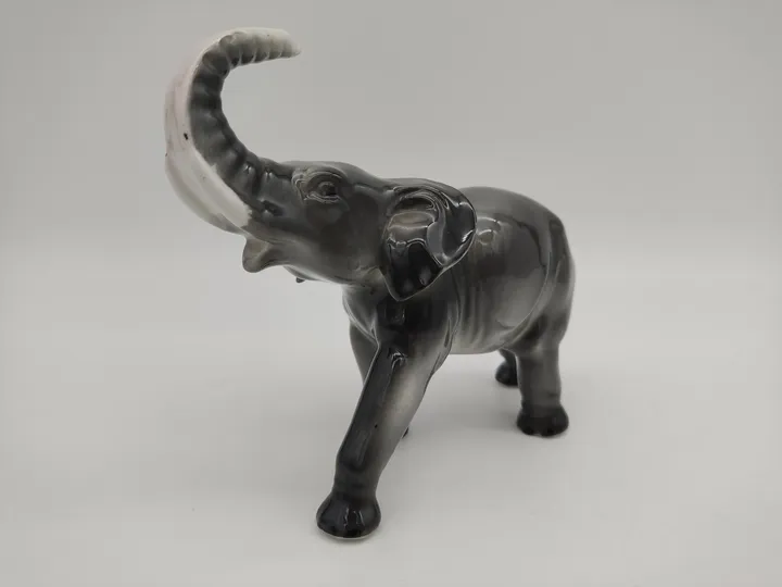 Porzellan Elefant - Bild 1