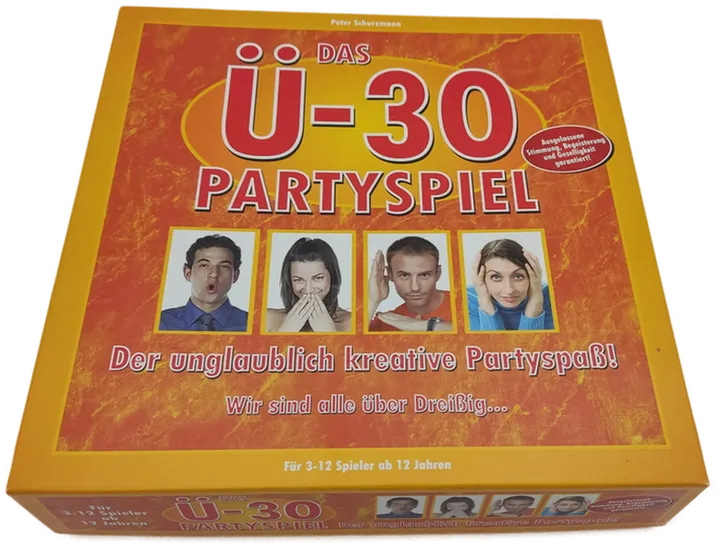 Ü-30 Party Challenge: Das ultimative Gesellschaftsspiel von Peter Schurzmann, Original verpackte Karten  - Bild 1